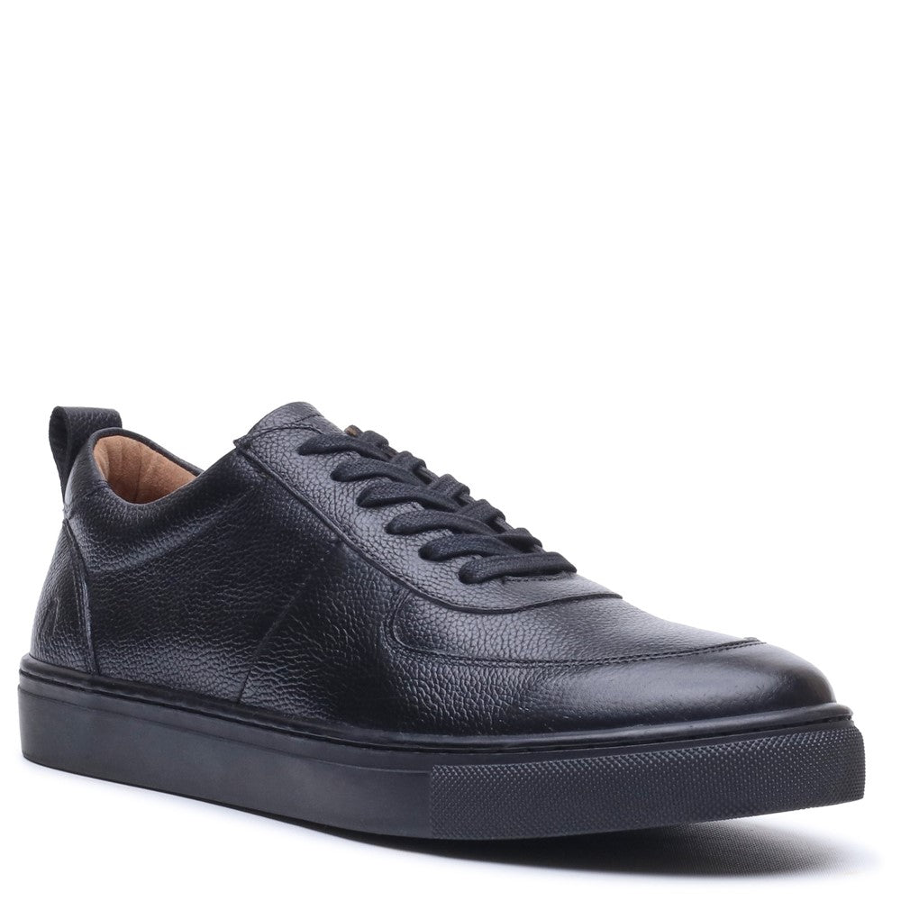Mens Sports Black Hush Puppies Ciro Trainer