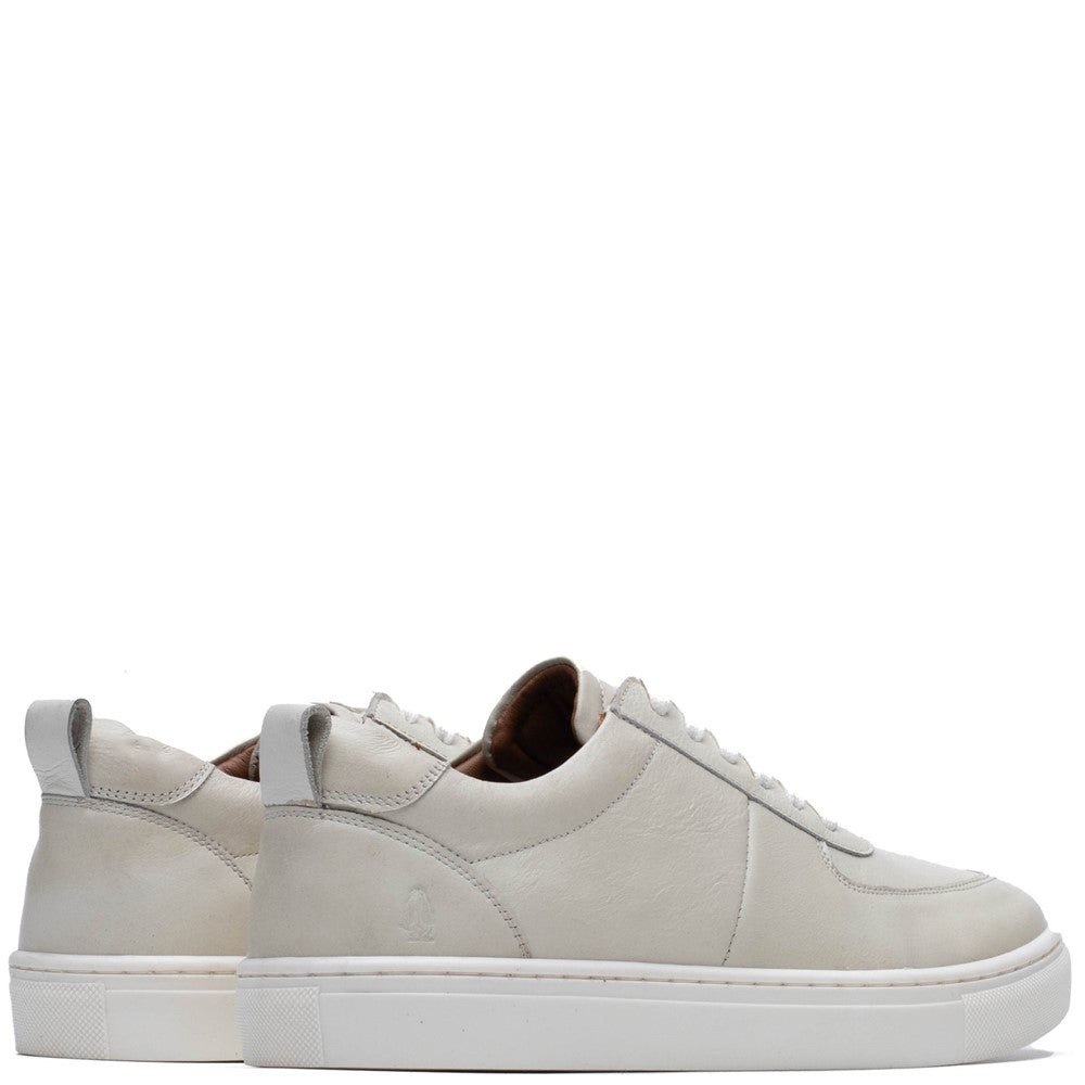 Mens Sports White Hush Puppies Ciro Trainer