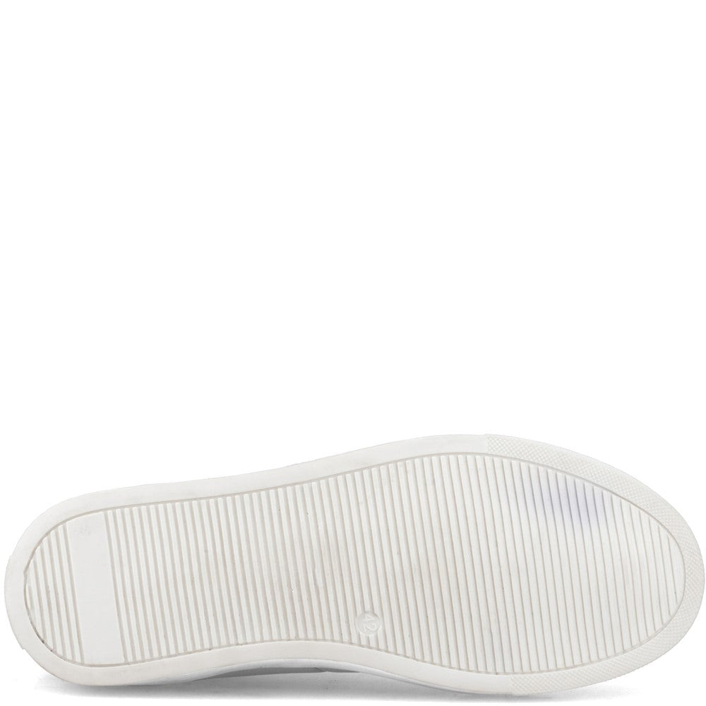 Mens Sports White Hush Puppies Ciro Trainer