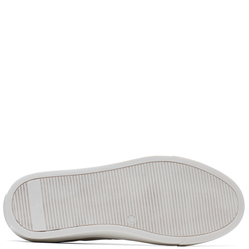 Mens Sports White Hush Puppies Ciro Trainer