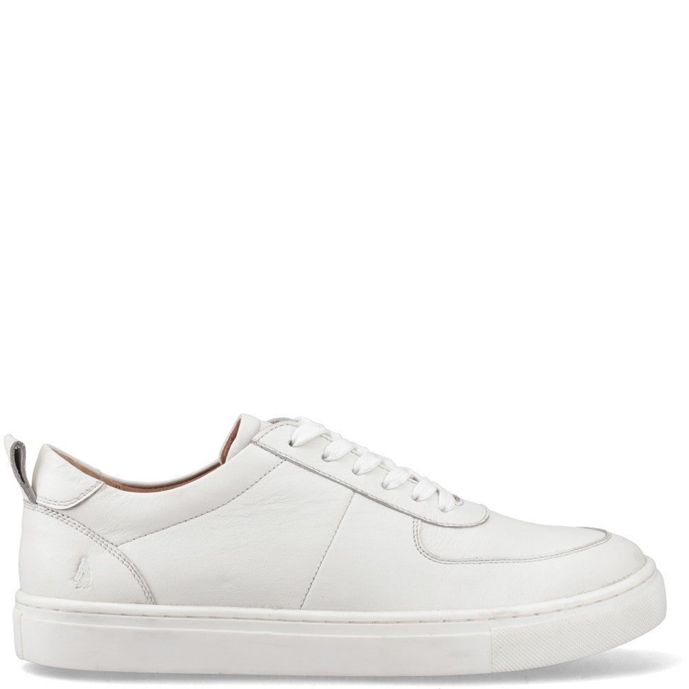 Mens Sports White Hush Puppies Ciro Trainer