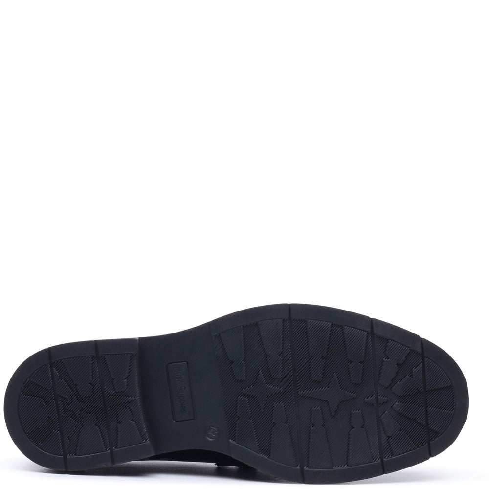 Mens Formal Slip On Shoes Black Hush Puppies Edgar Loafer