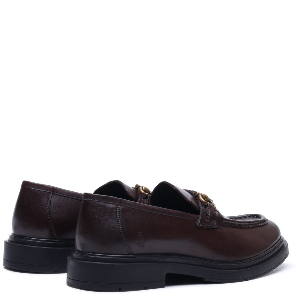 Mens Formal Slip On Shoes Brown Hush Puppies Edgar Loafer