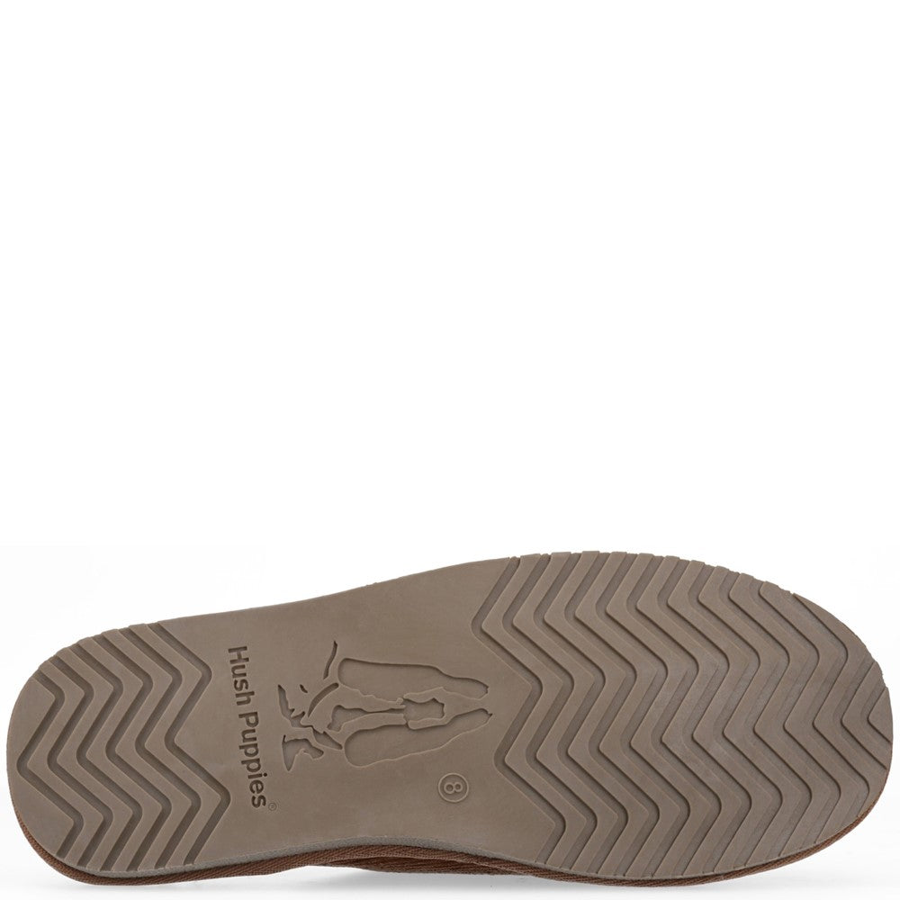 Classic Mens Slippers Tan Hush Puppies Coady Cord Slipper