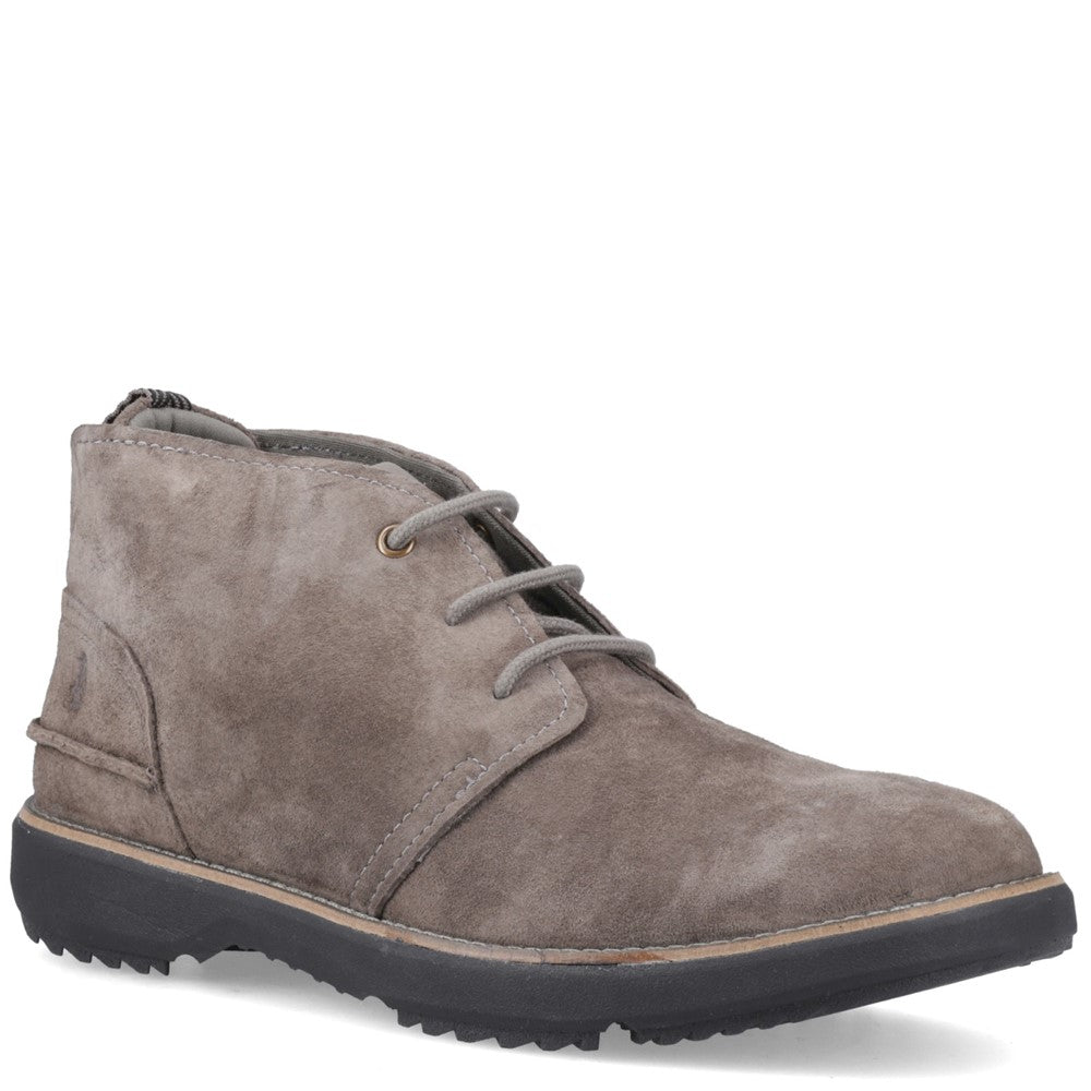 Mens Boots Grey Hush Puppies Scotty Chukka Boots