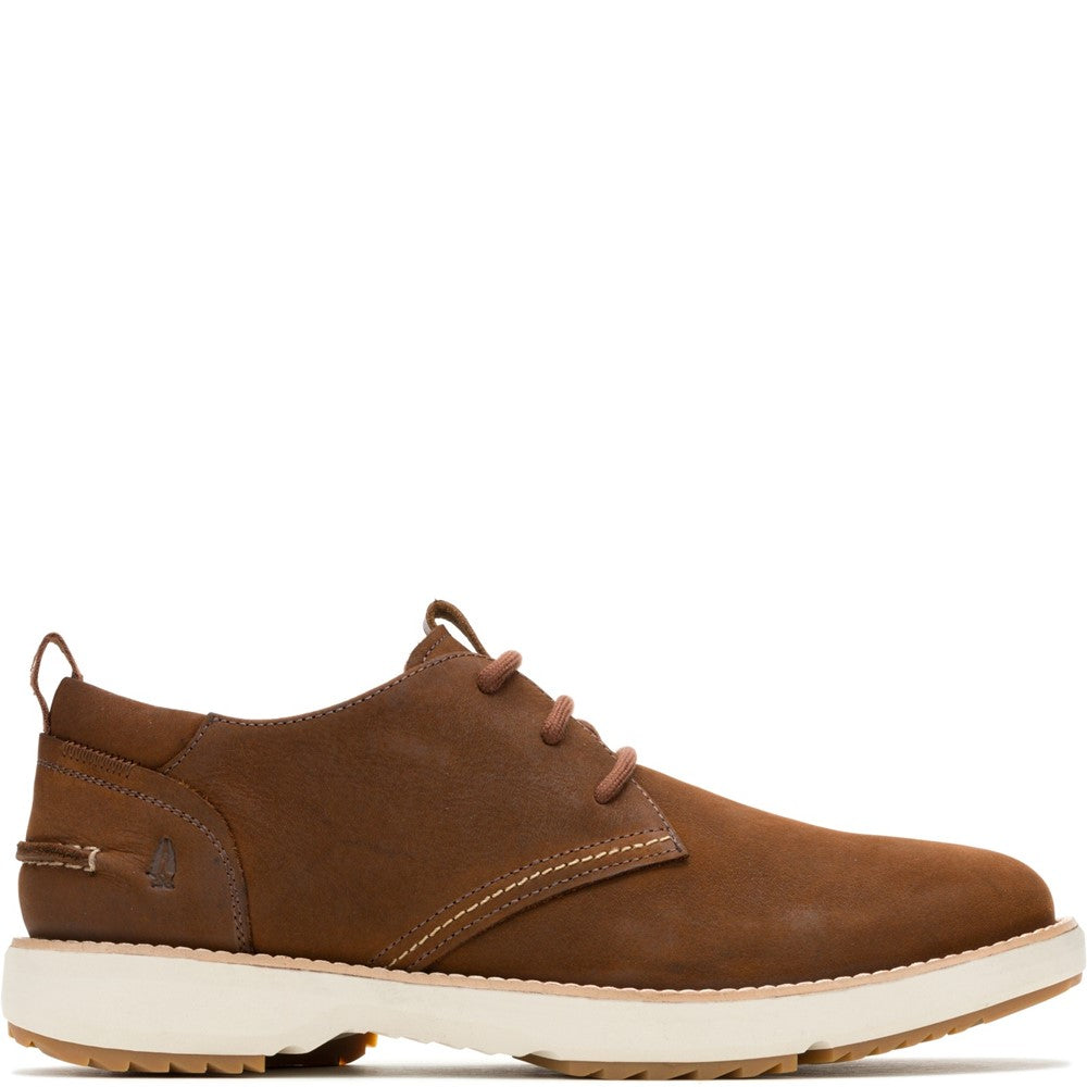 Mens Classic Lace Shoes Tan Hush Puppies Scotty Lace Up