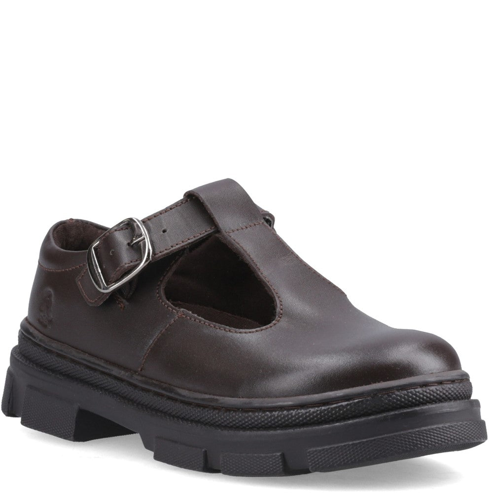 Girls BTS Brown Hush Puppies DULCI JNR