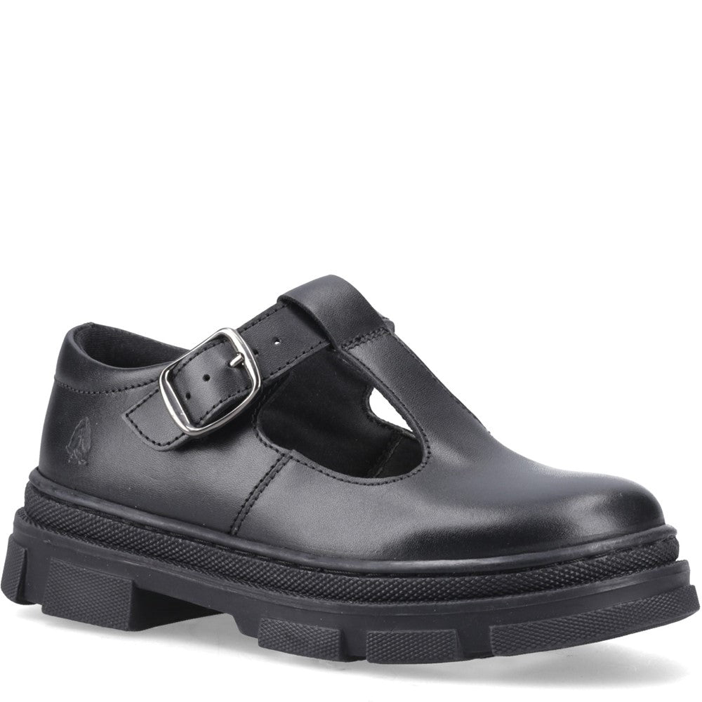 Girls BTS Black Hush Puppies DULCI JNR