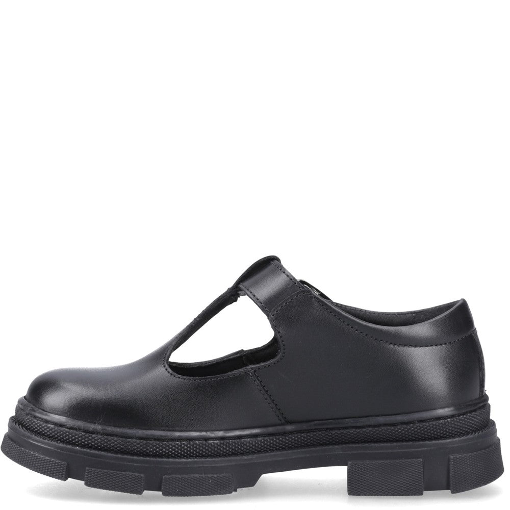 Girls BTS Black Hush Puppies DULCI JNR