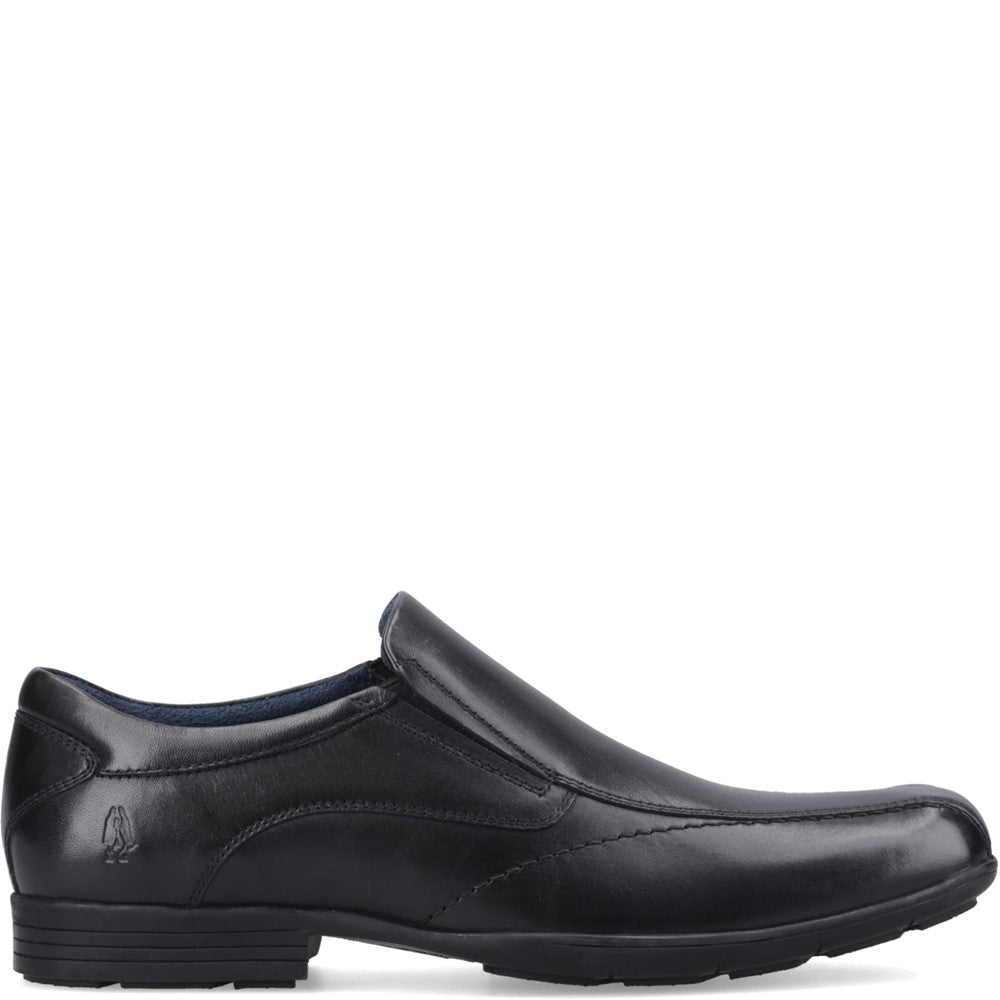 Boys BTS Black Hush Puppies Dumfries M