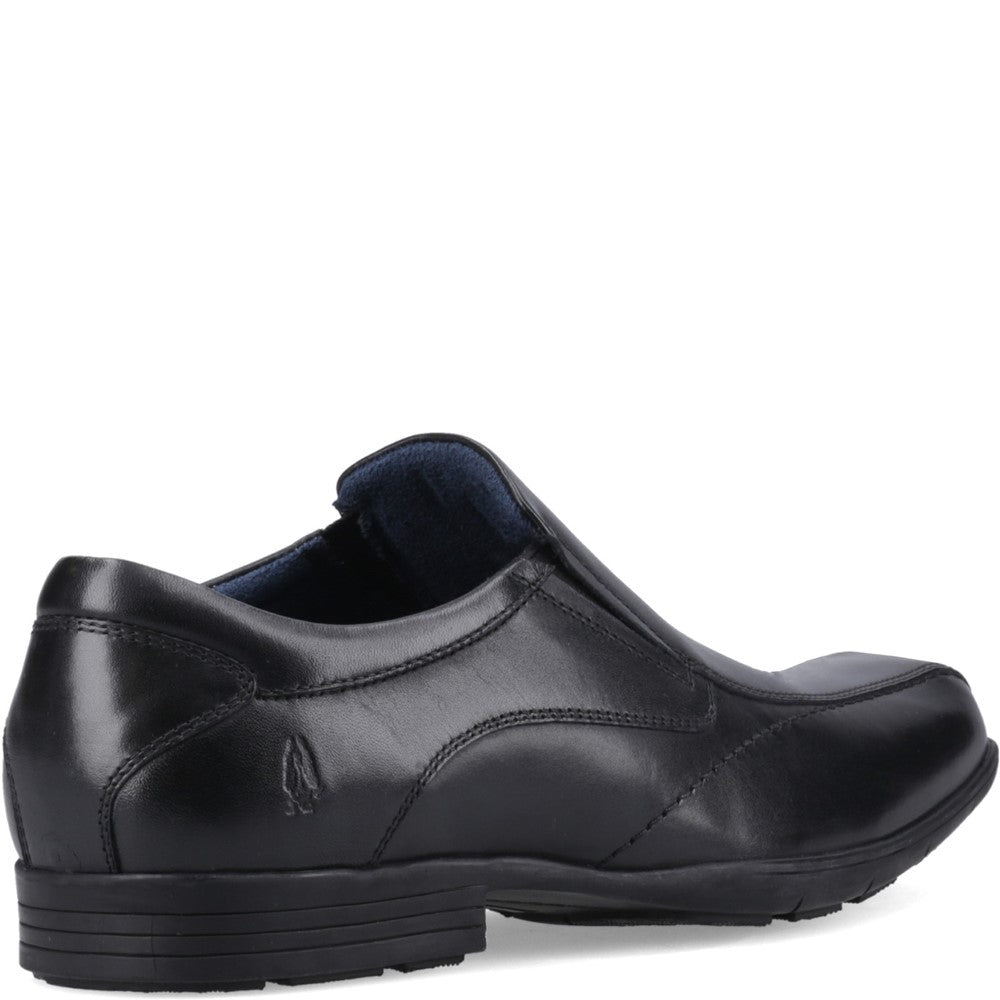 Boys BTS Black Hush Puppies Dumfries L