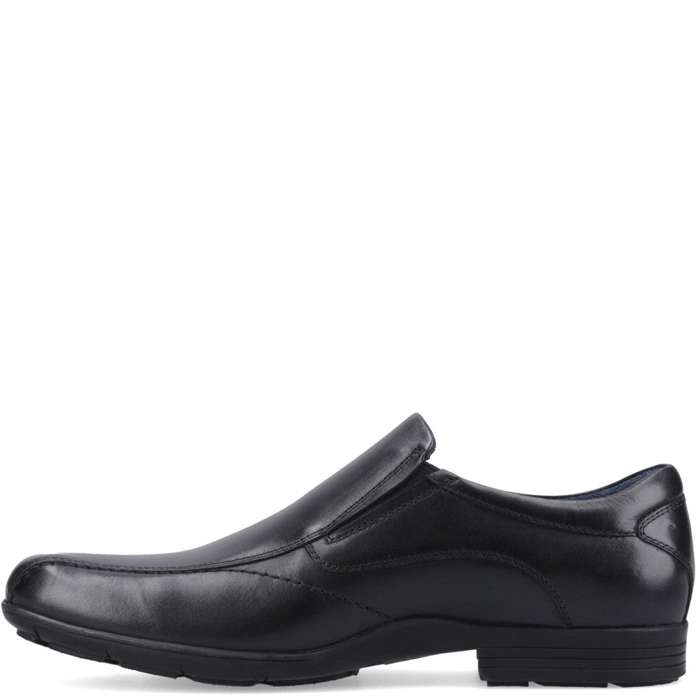 Boys BTS Black Hush Puppies Dumfries L