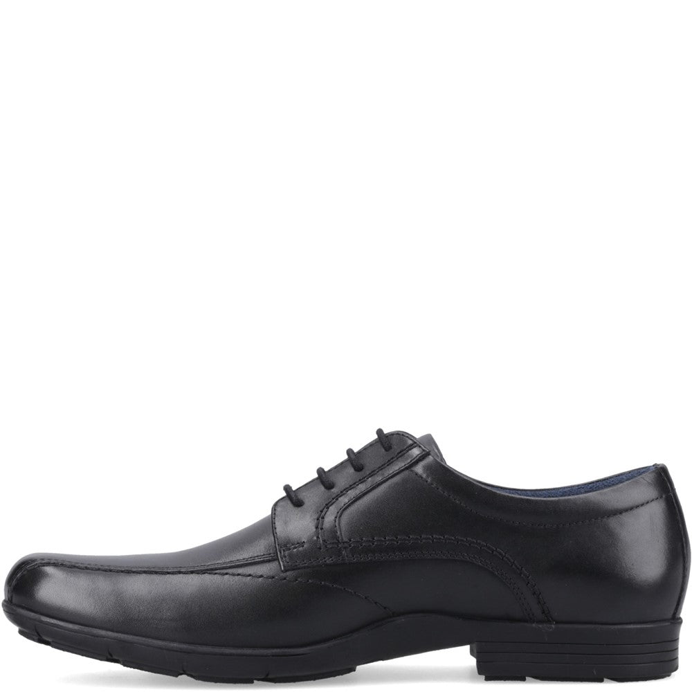 Boys BTS Black Hush Puppies Argyll L