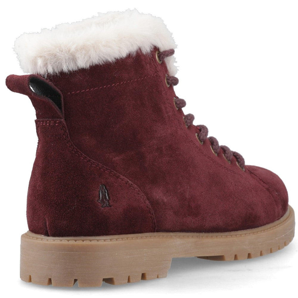 Ladies Ankle Boots Bordeaux Hush Puppies HYACINTH LACE BOOT