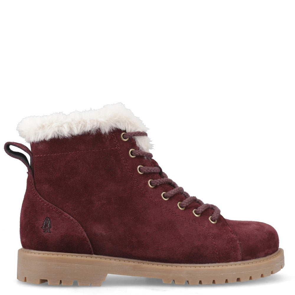 Ladies Ankle Boots Bordeaux Hush Puppies HYACINTH LACE BOOT