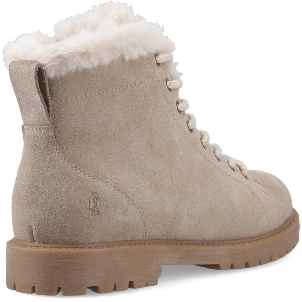 Ladies Ankle Boots Taupe Hush Puppies HYACINTH LACE BOOT