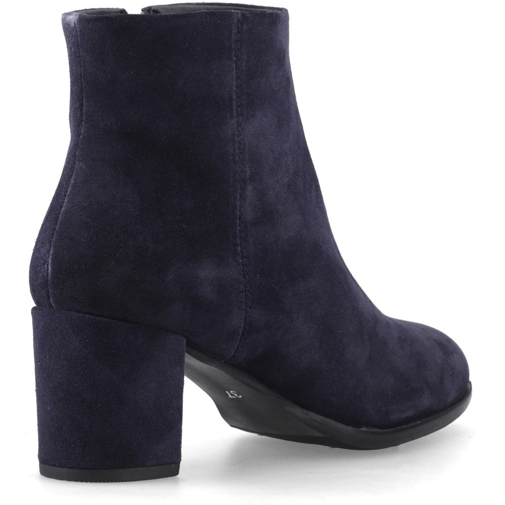 Ladies Ankle Boots Navy Hush Puppies CLARIDY SUEDE BOOT