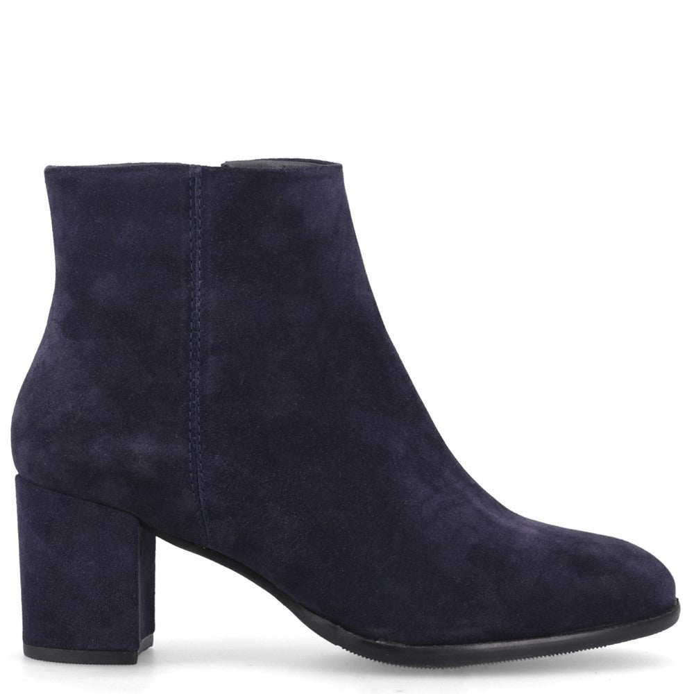 Ladies Ankle Boots Navy Hush Puppies CLARIDY SUEDE BOOT