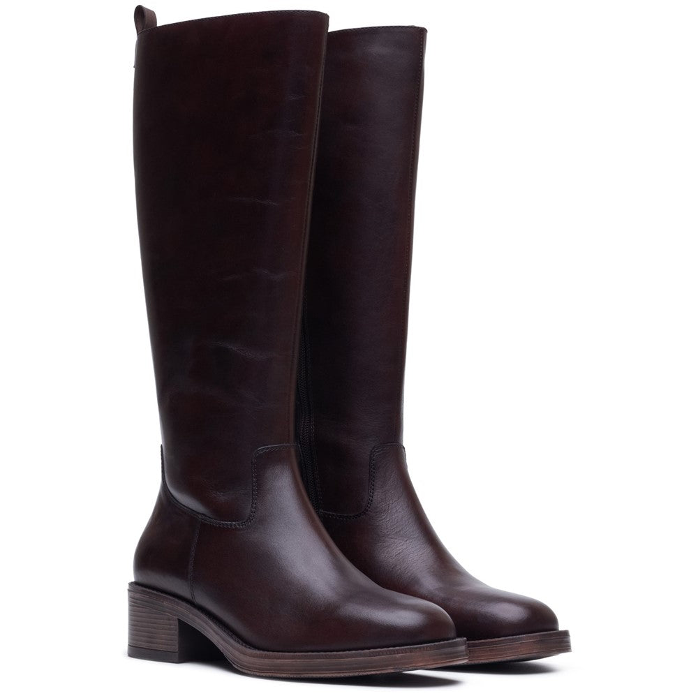 Ladies Long Boots Chocolate Hush Puppies Antonia Long Boot