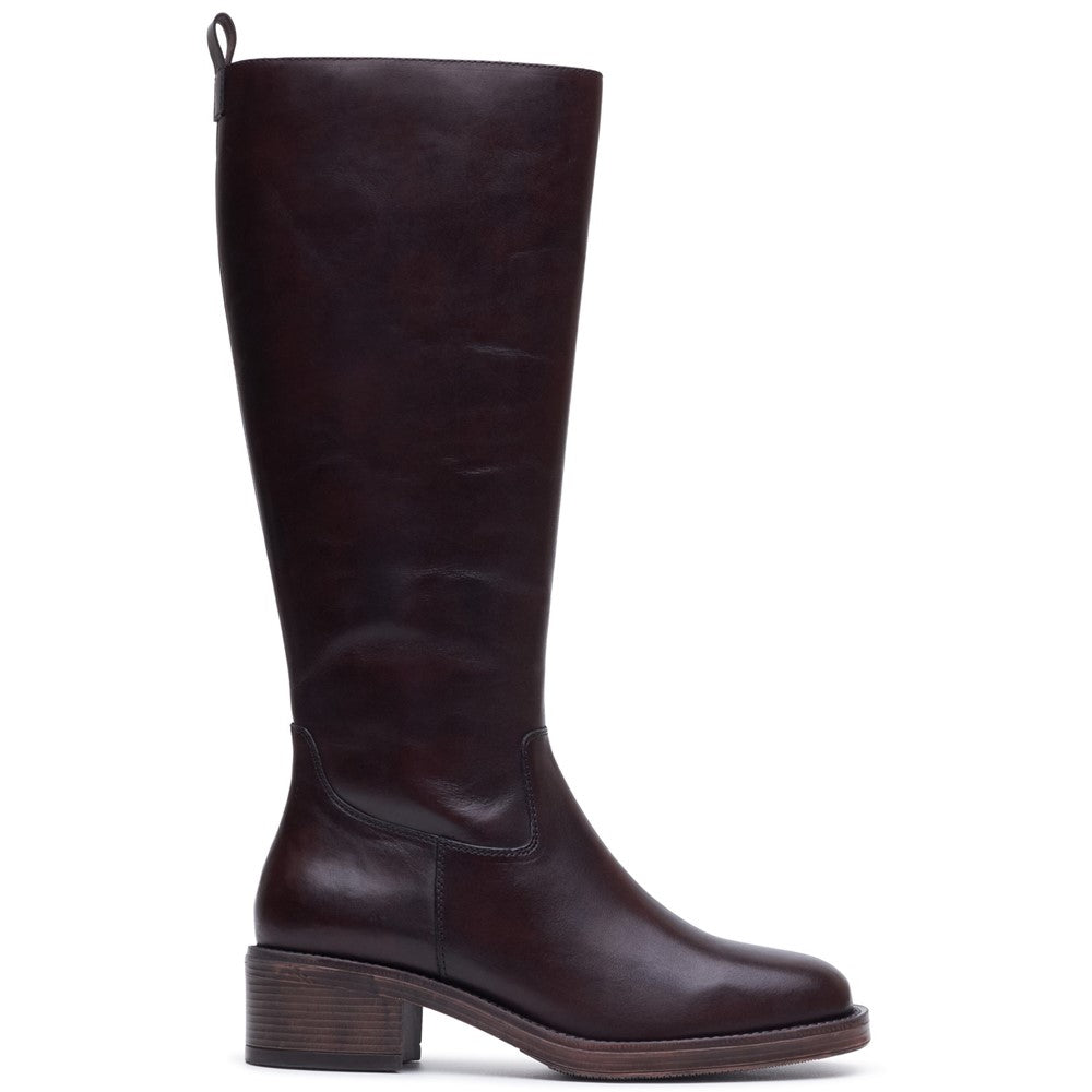 Ladies Long Boots Chocolate Hush Puppies Antonia Long Boot