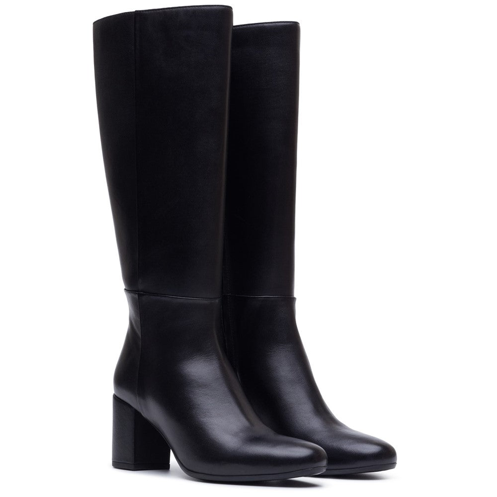 Ladies Long Boots Black Hush Puppies Oprah Long Boot