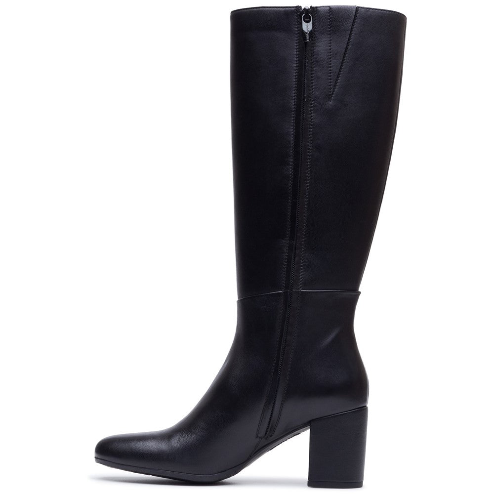 Ladies Long Boots Black Hush Puppies Oprah Long Boot