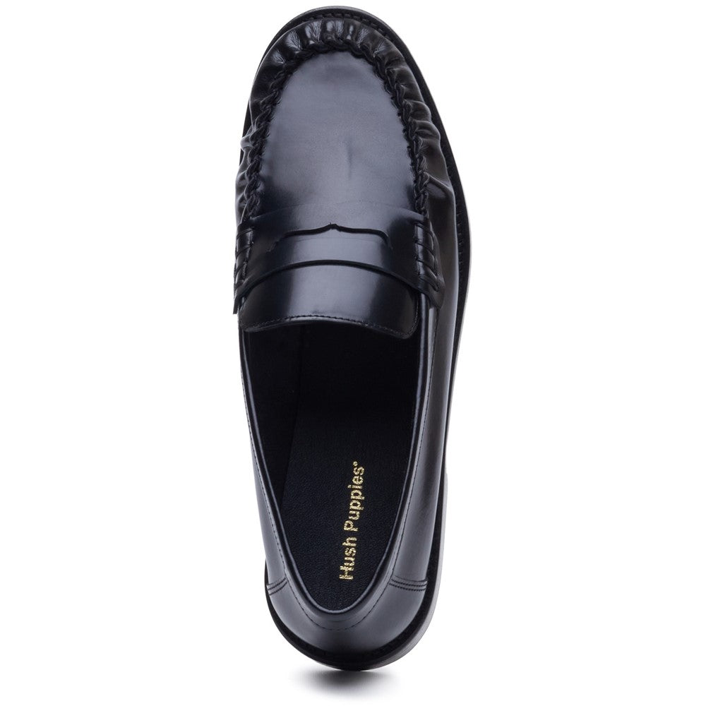 Slip On Ladies Shoes Black Hush Puppies DELPHINE LOAFER