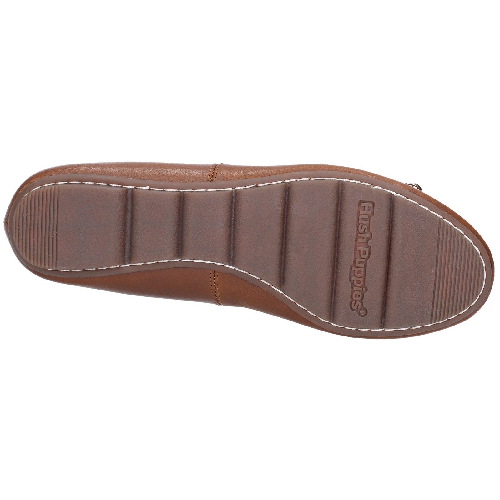 Brown Abby Bow Slip-On Ballet Shoes