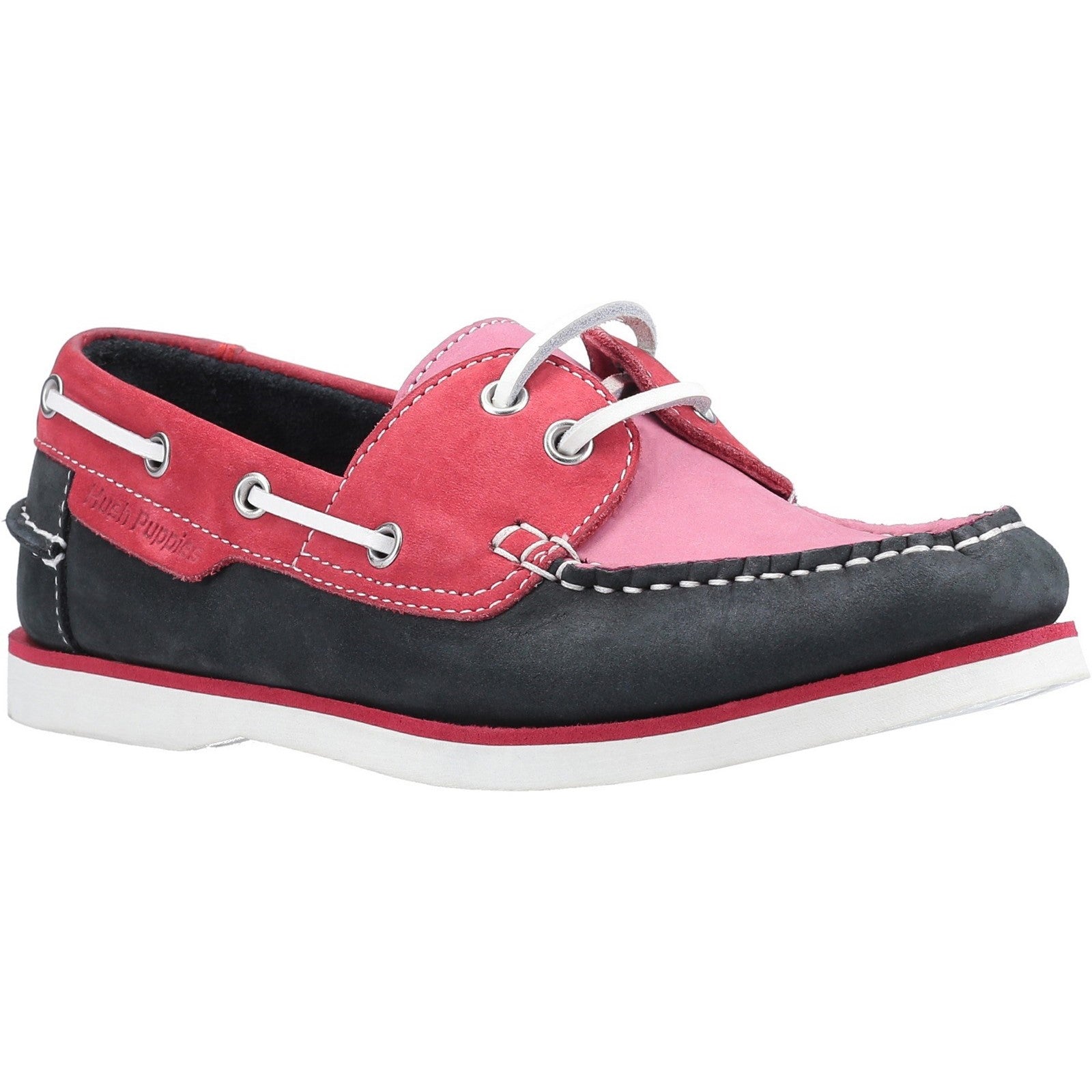 Shoe Ladies Summer Pink Hush Puppies Hattie Boat Shoe
