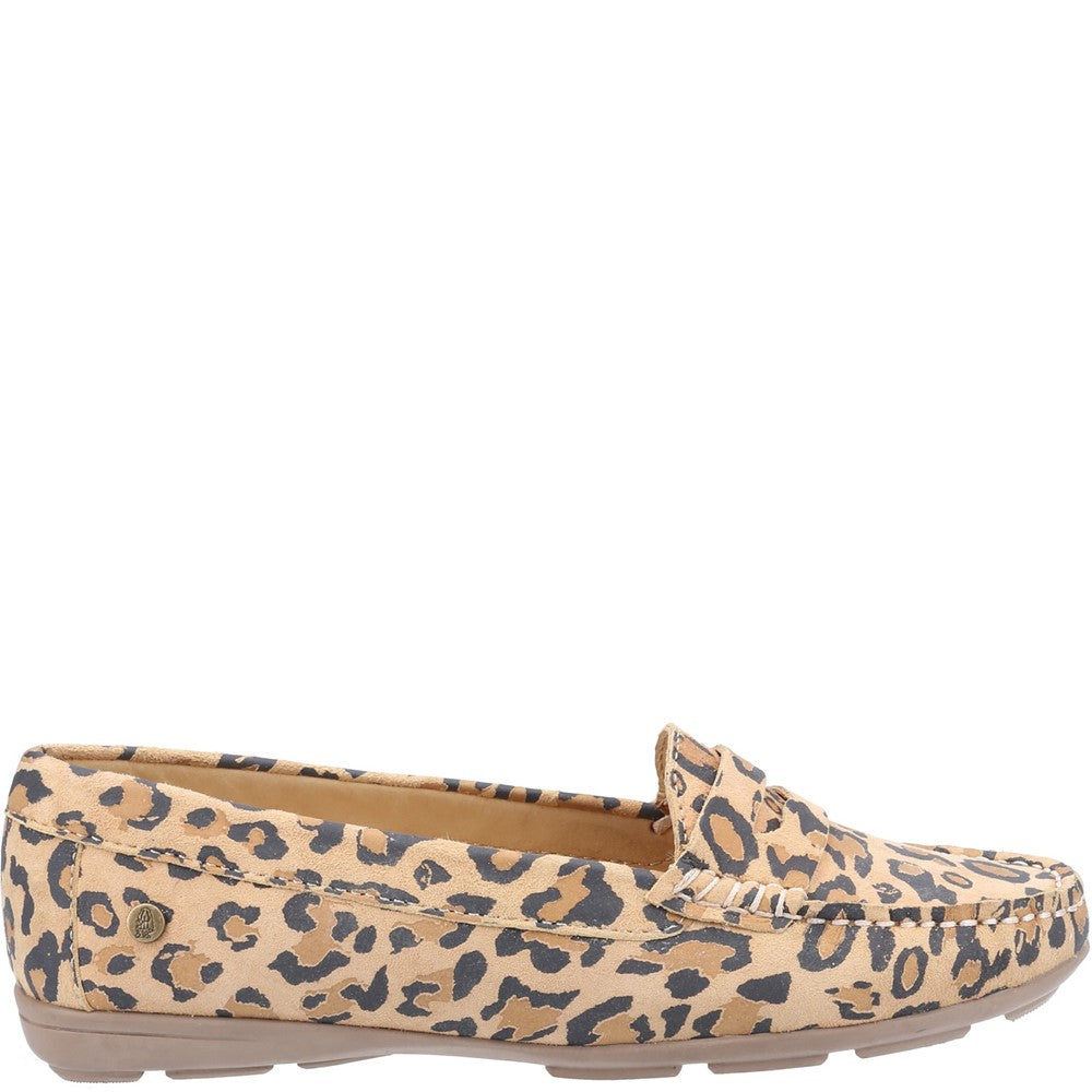 Slip On Ladies Shoes Leopard Print Hush Puppies Margot Shoes