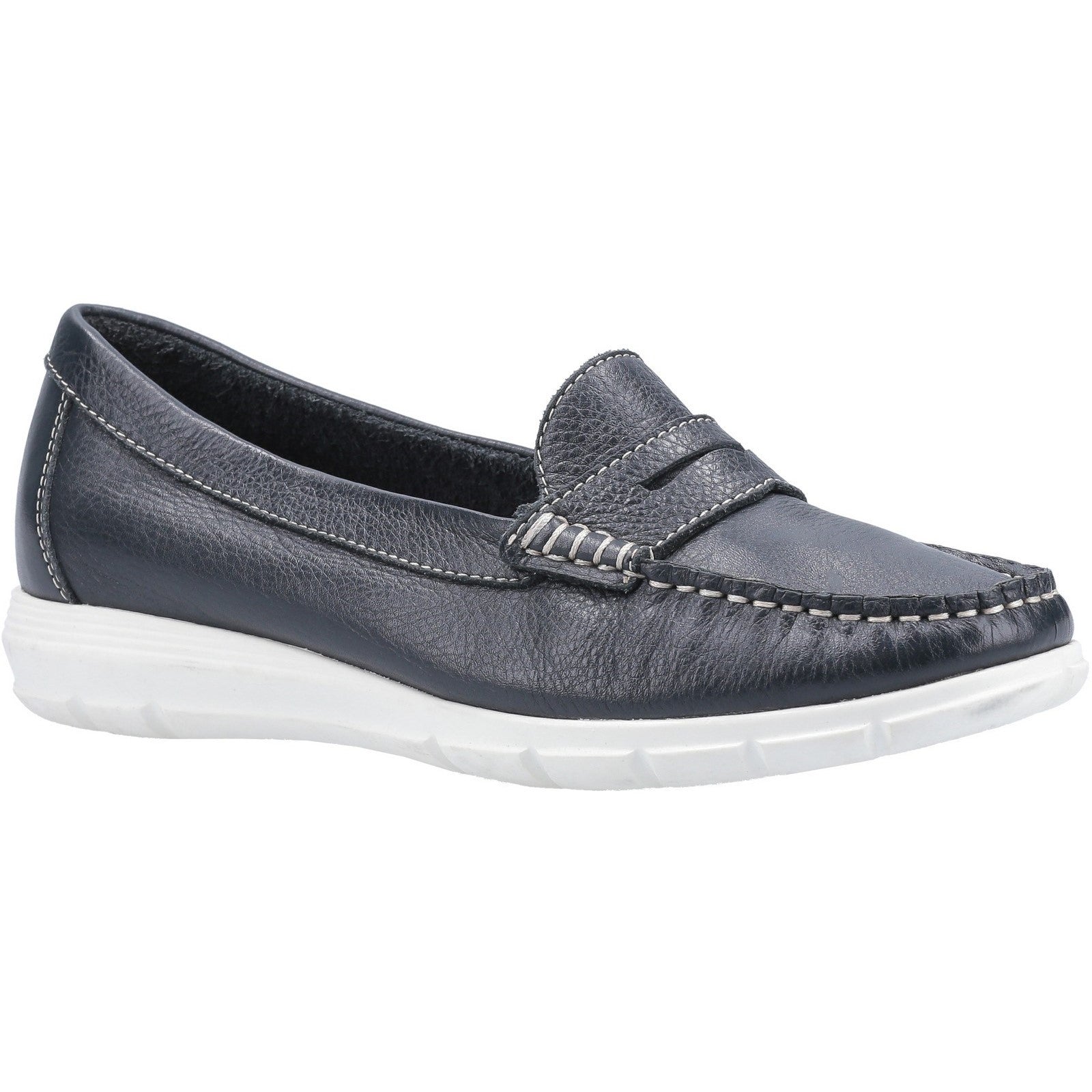 Slip On Ladies Shoes Navy Hush Puppies Paige Slip On Shoes