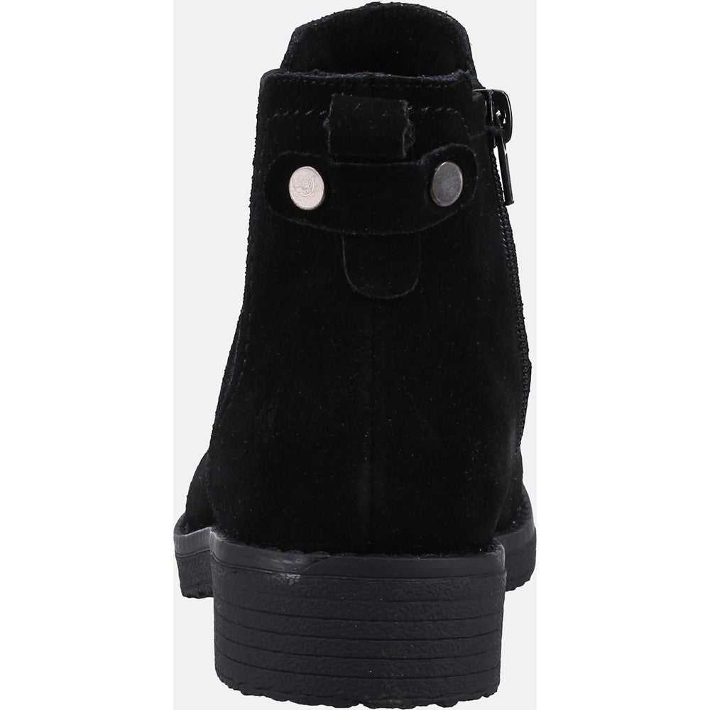 Ladies Ankle Boots Black Hush Puppies Maddy Ladies Ankle Boots