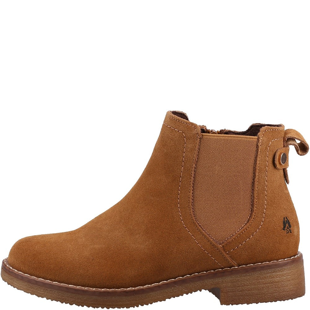 Ladies Ankle Boots Tan Hush Puppies Maddy Ladies Ankle Boots