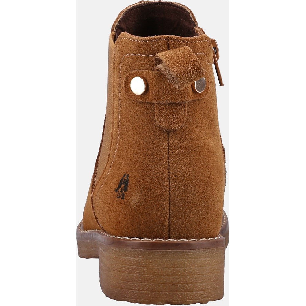 Ladies Ankle Boots Tan Hush Puppies Maddy Ladies Ankle Boots