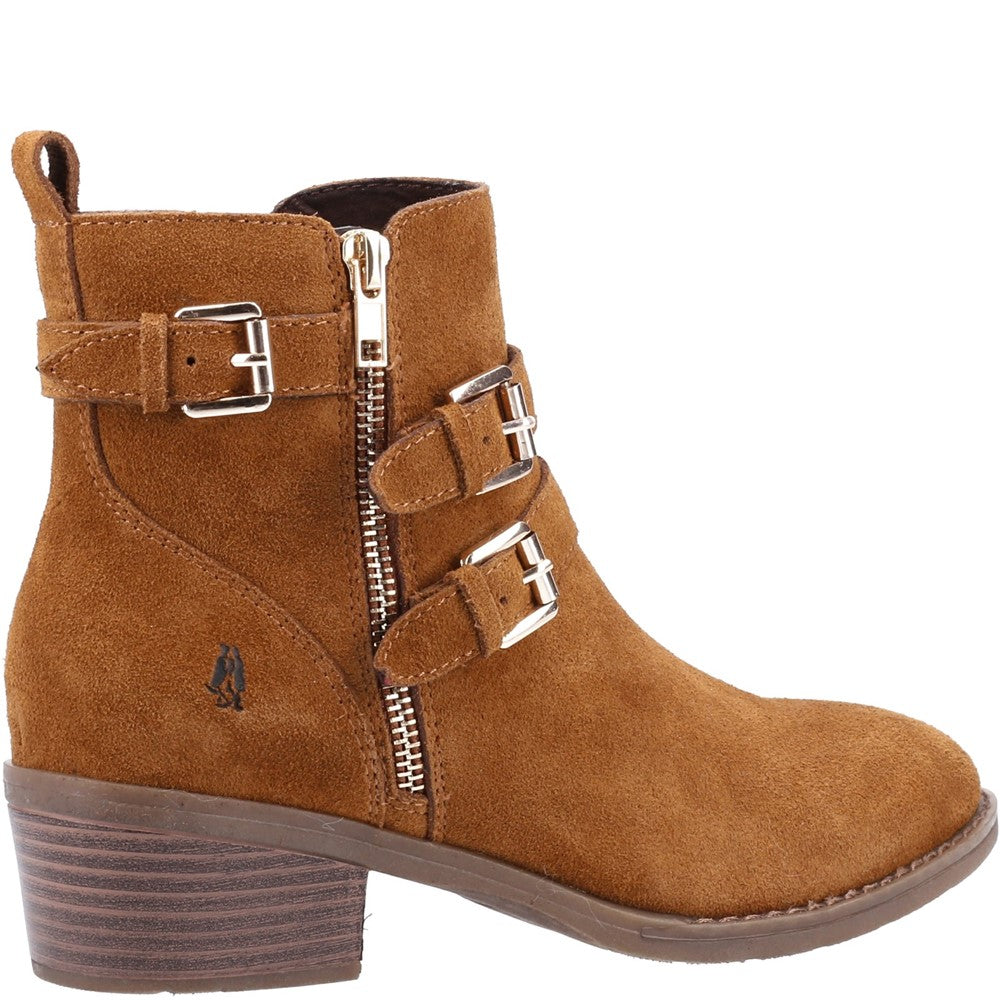 Ladies Ankle Boots Tan Hush Puppies Jenna Ankle Boot