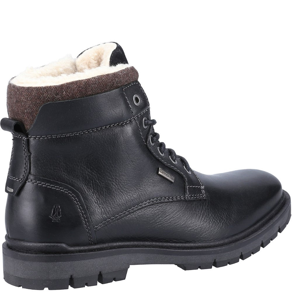 Mens Boots Black Hush Puppies Patrick Ankle Boot
