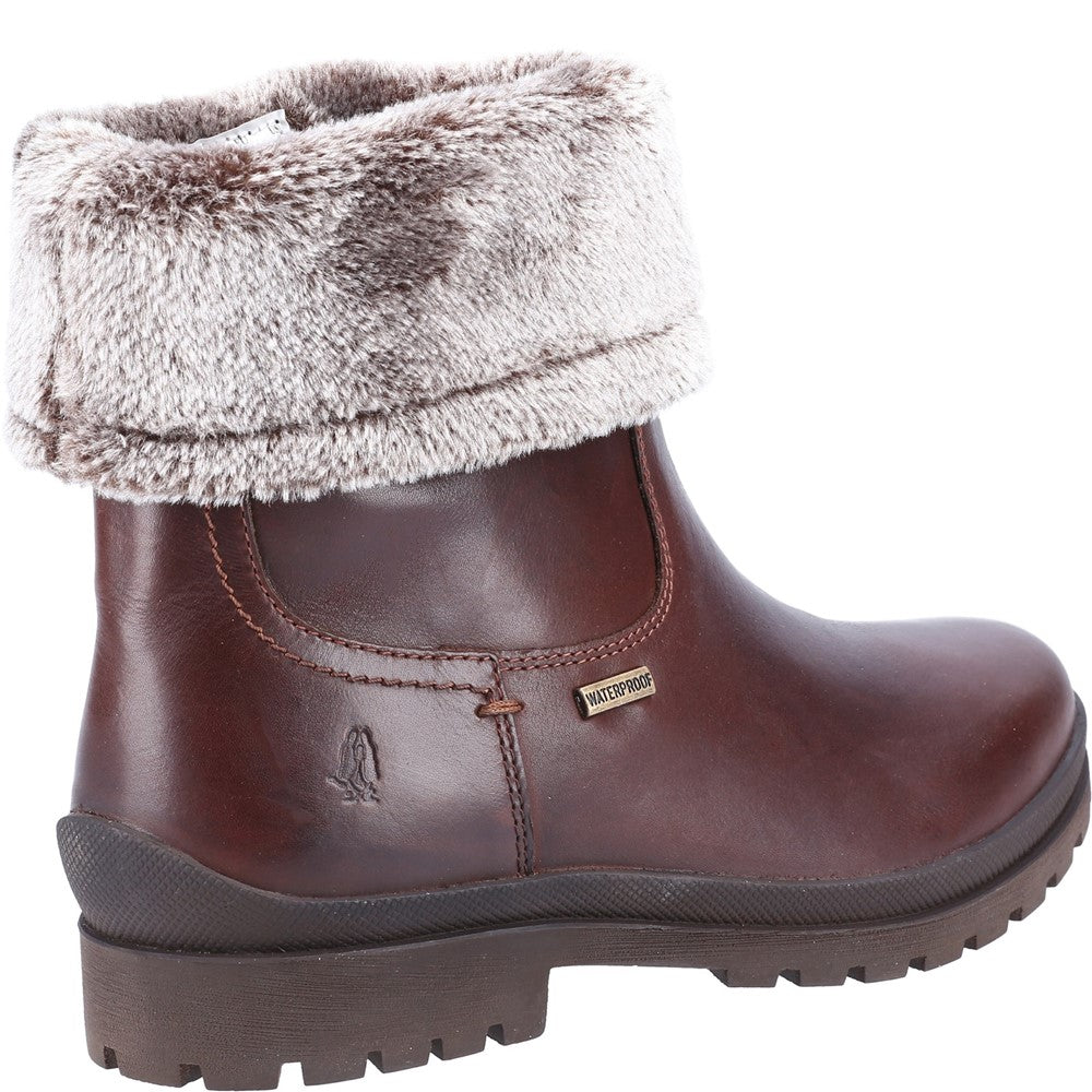 Ladies Ankle Boots Brown Hush Puppies Alice Mid Boot