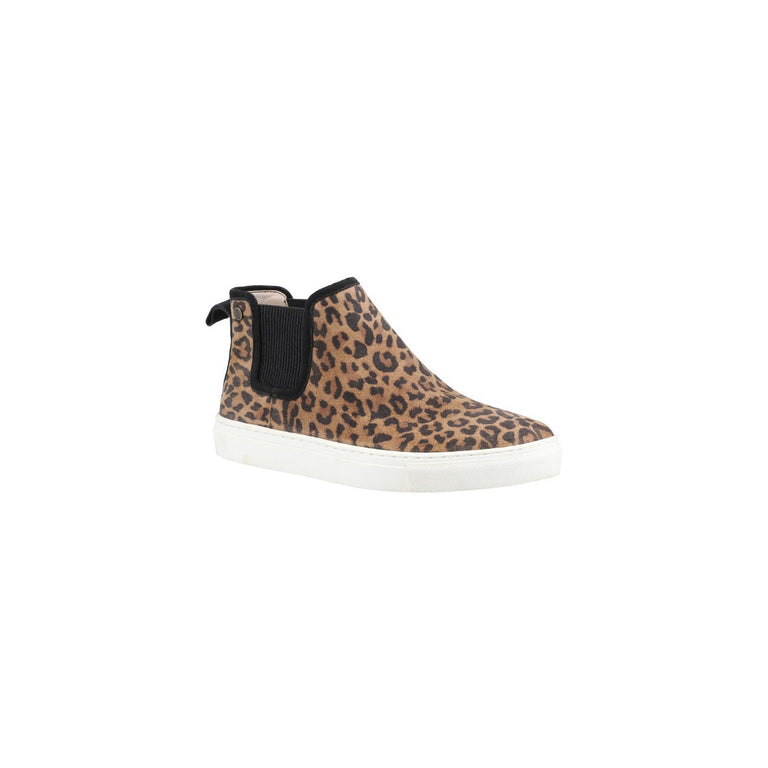 Ladies Sports Leopard Suede Hush Puppies Tiana Boot