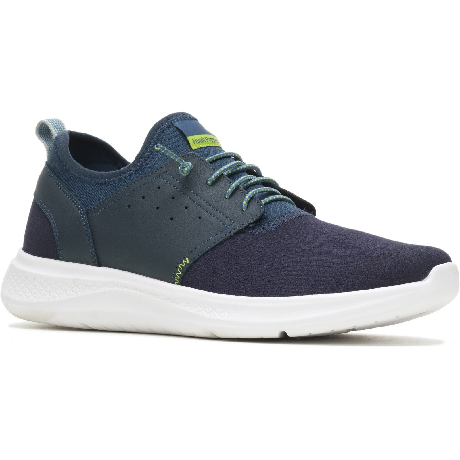 Mens Sports Navy Hush Puppies Elevate Bungee