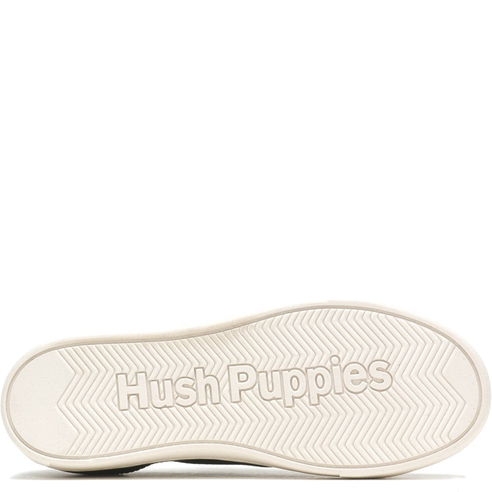 Ladies Sports Black/White Hush Puppies Good Sneaker