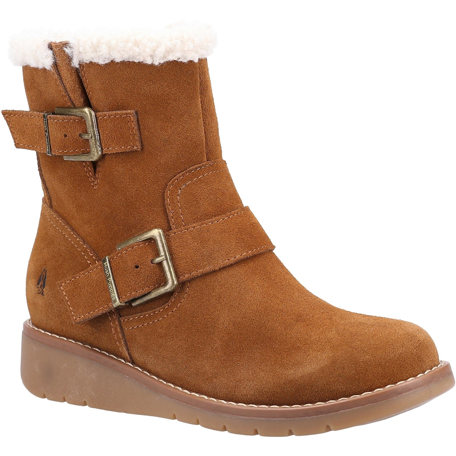 Ladies Ankle Boots Tan Hush Puppies Lexie Boot