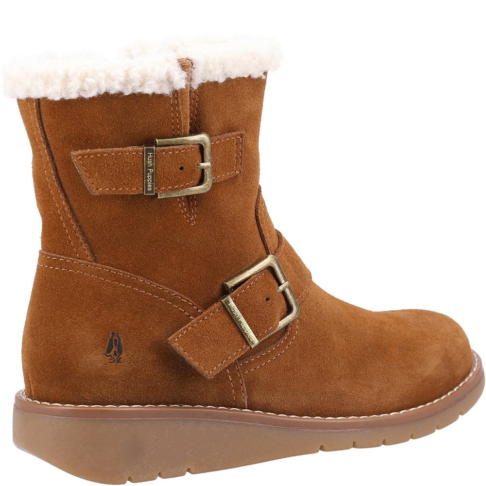 Ladies Ankle Boots Tan Hush Puppies Lexie Boot