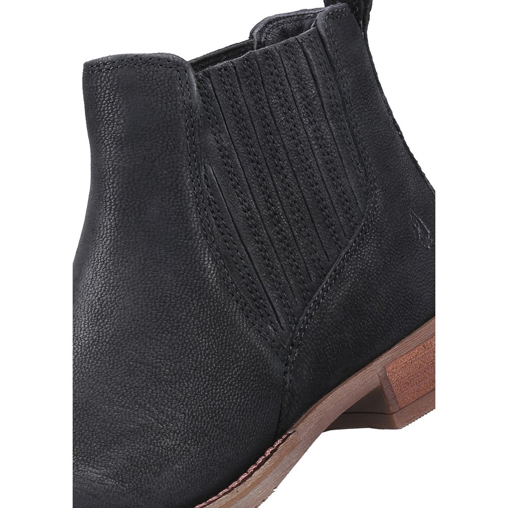 Ladies Ankle Boots Black Hush Puppies Edith Boot