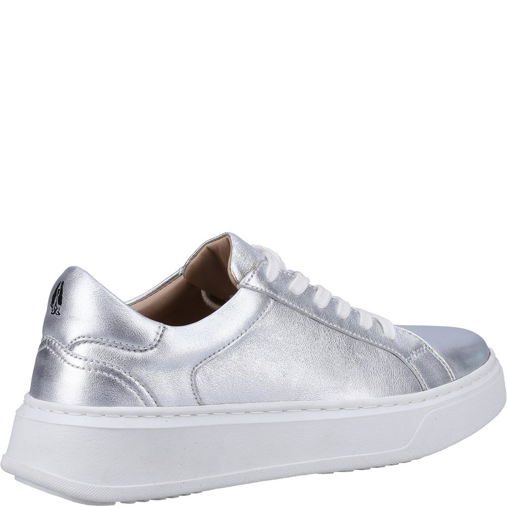 Ladies Sports Silver Hush Puppies Camille Lace Cupsole