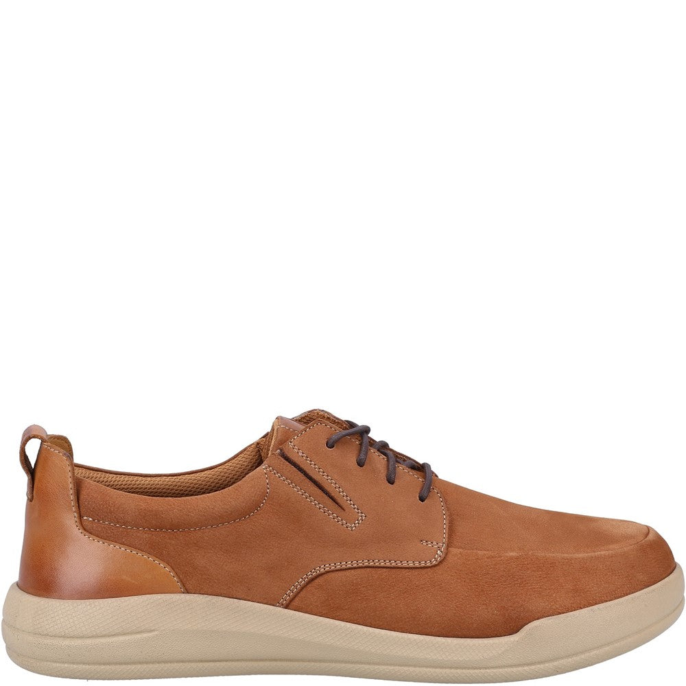 Mens Classic Lace Shoes Tan Hush Puppies Eric Lace Up