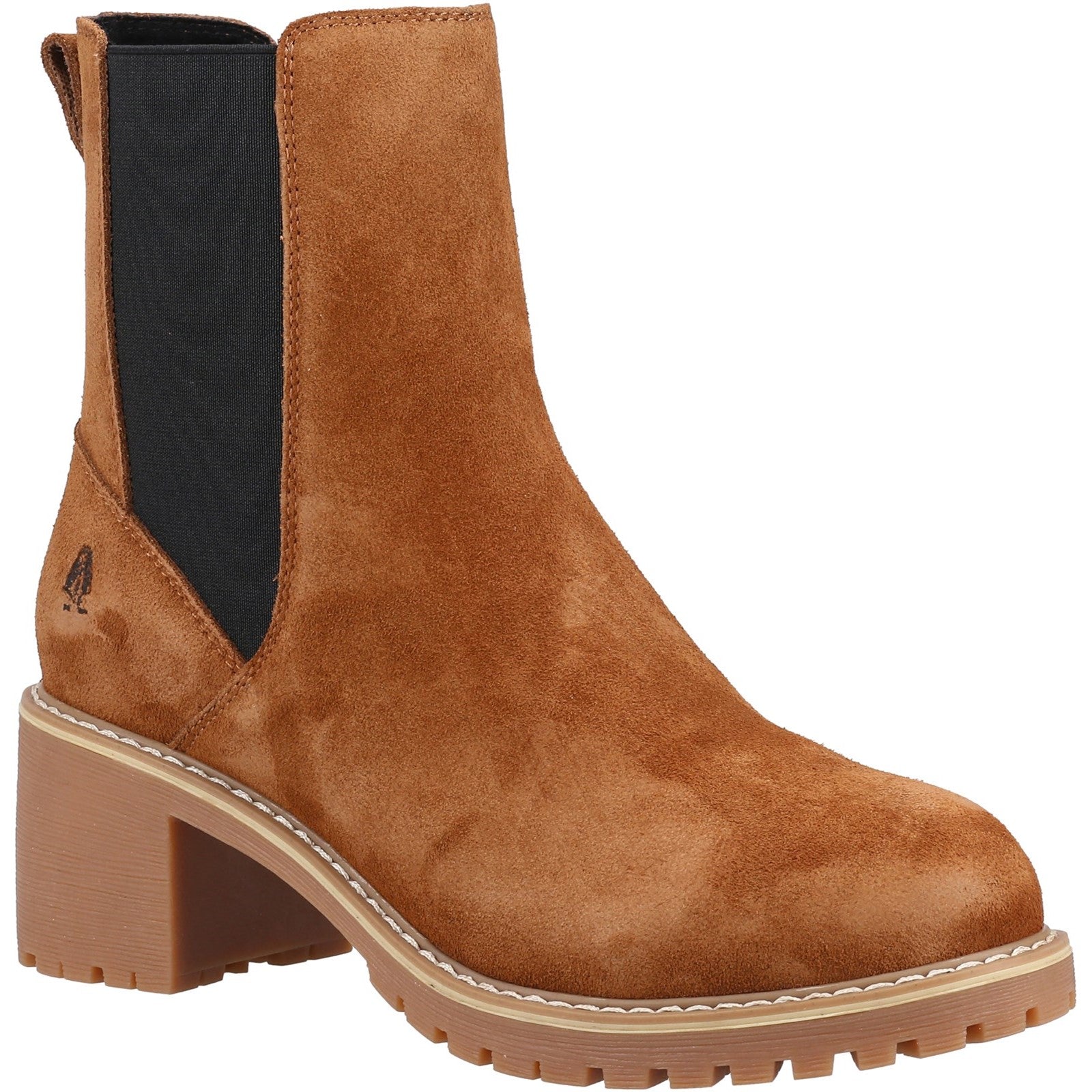 Ladies Ankle Boots Tan Hush Puppies Freda Chelsea Boot